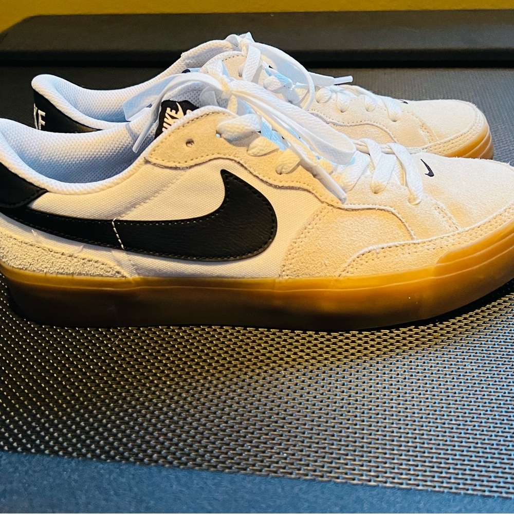 Nike White and Black Athletic Shoes
